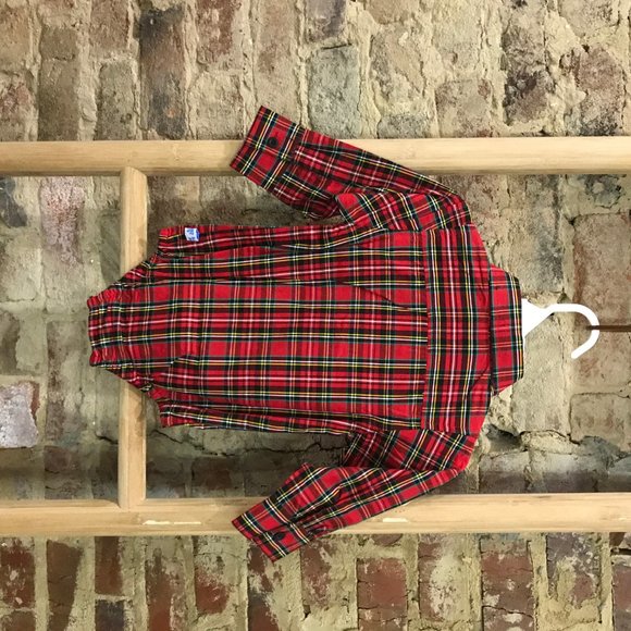 Tristan Plaid Button up Bodysuit - Picture 2 of 2